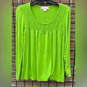 Michael Kors Vibrant Green Women's Top